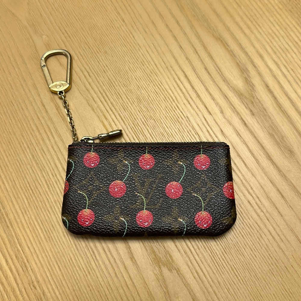 Louis Vuitton x Takashi Murakami Cerises Key Pouch